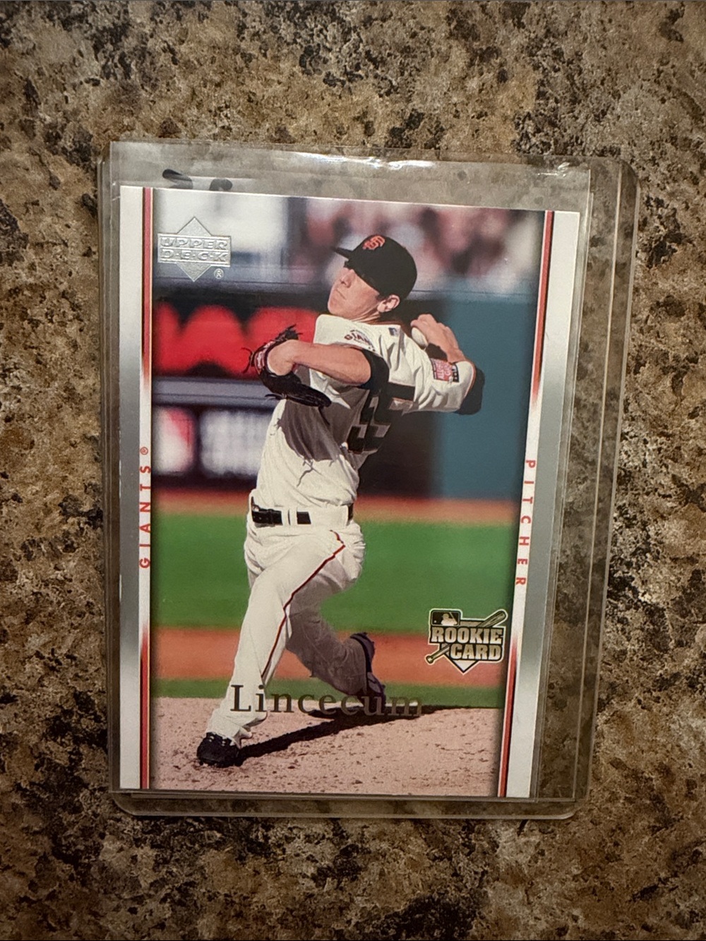 Tim Lincecum Rookie Baseball Card Upper Deck
